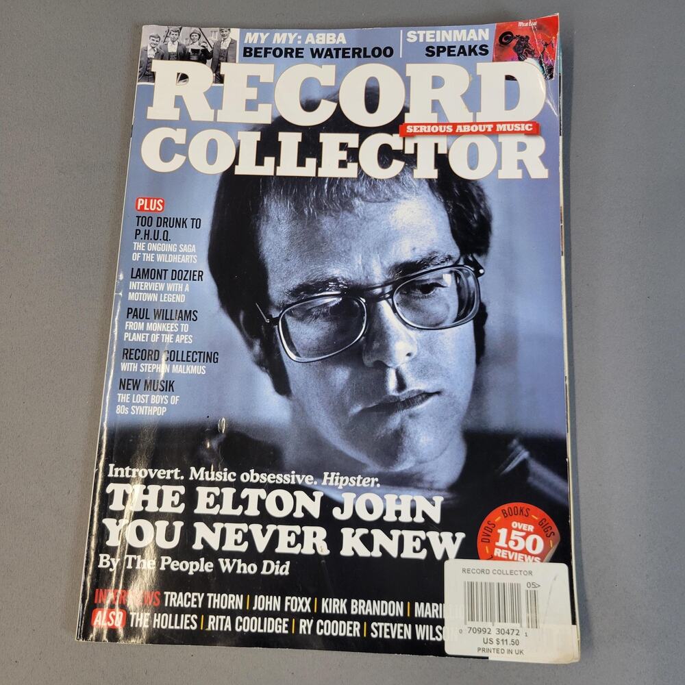 Record Collector Magazine May 2018 Issue 479 Elton John Cover Printed UK Music